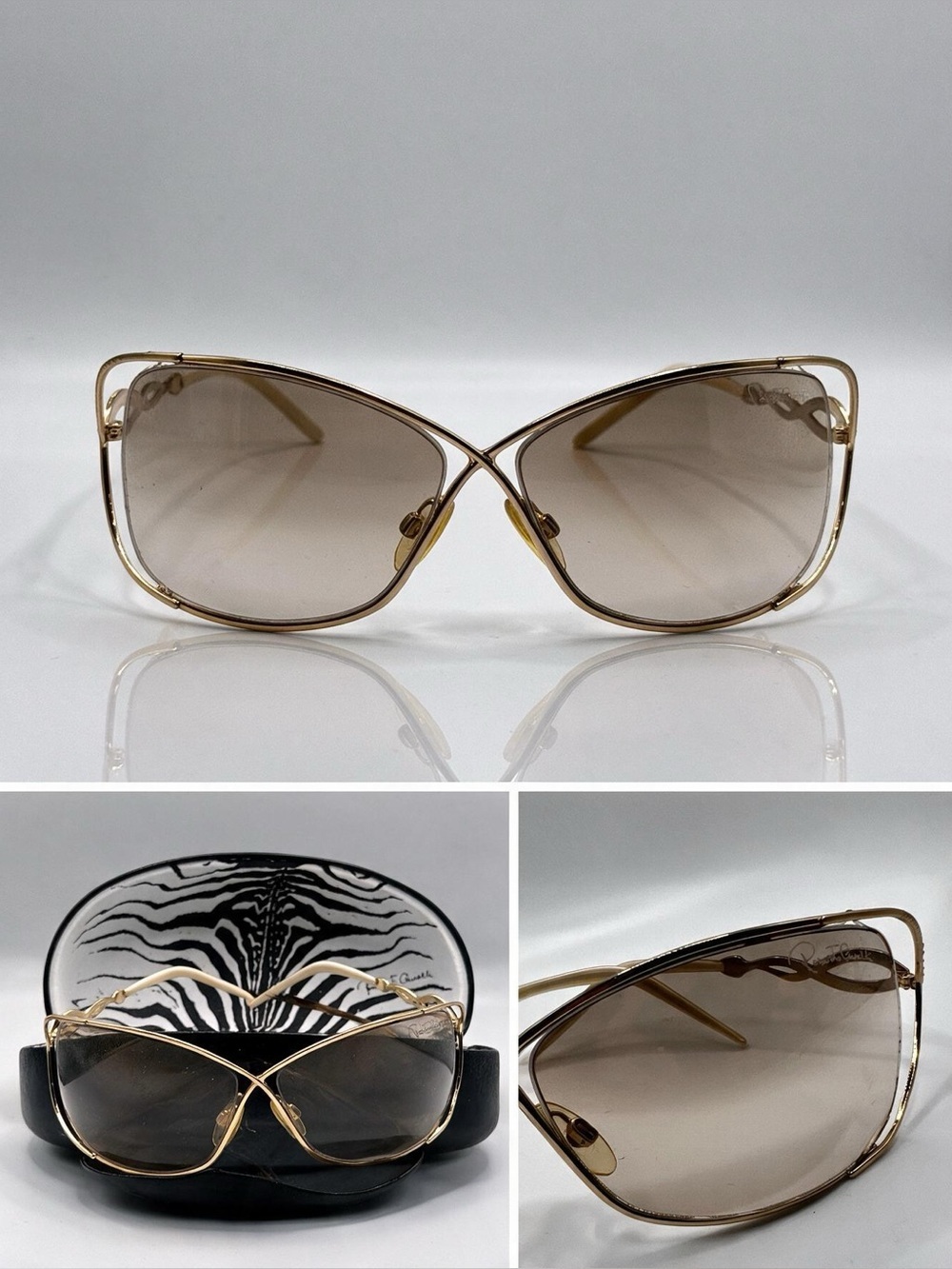 Roberto Cavalli sunglasses Women’s Oversized Designer Sunglasses - Gold